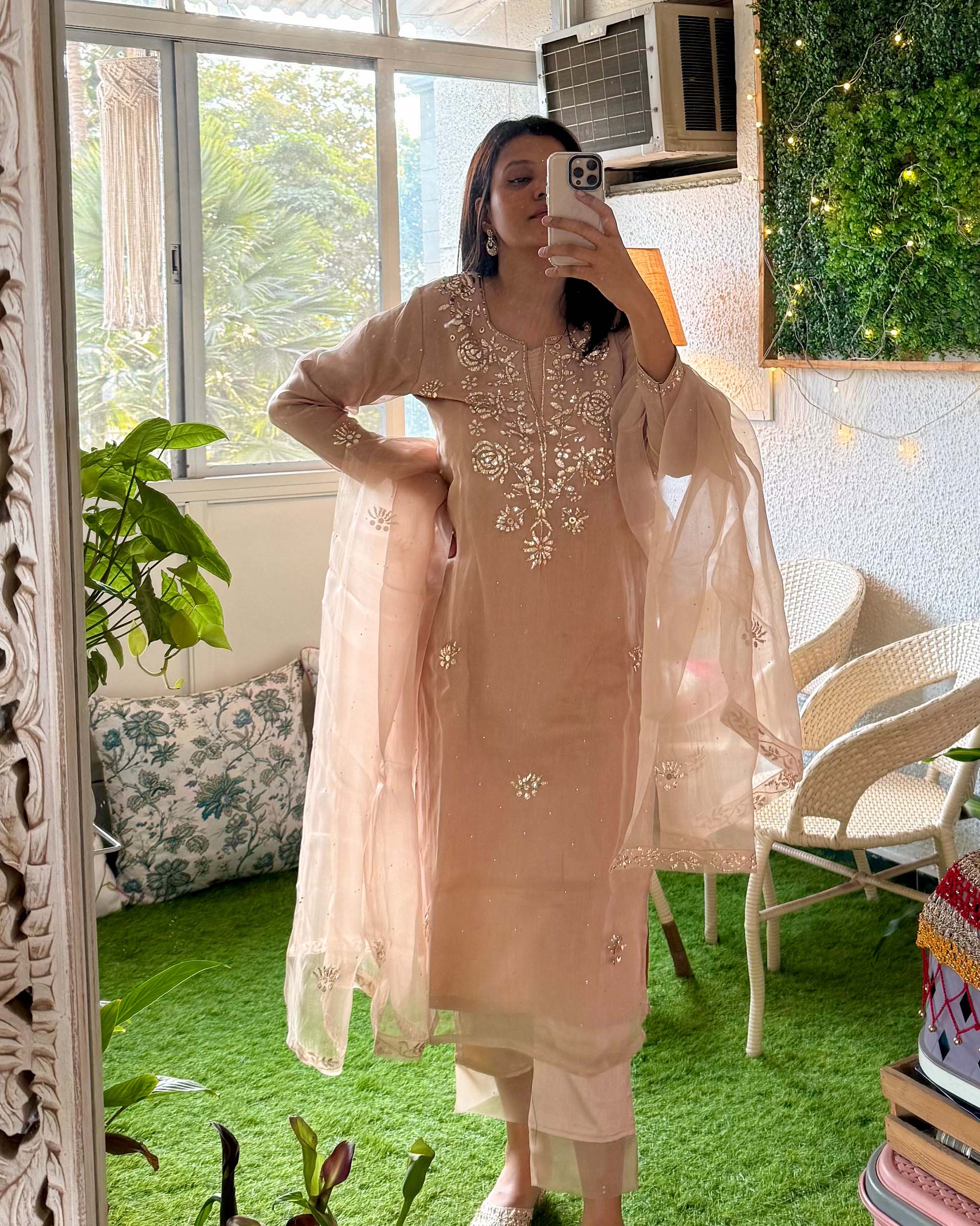 Organza Kamdani Suit Set