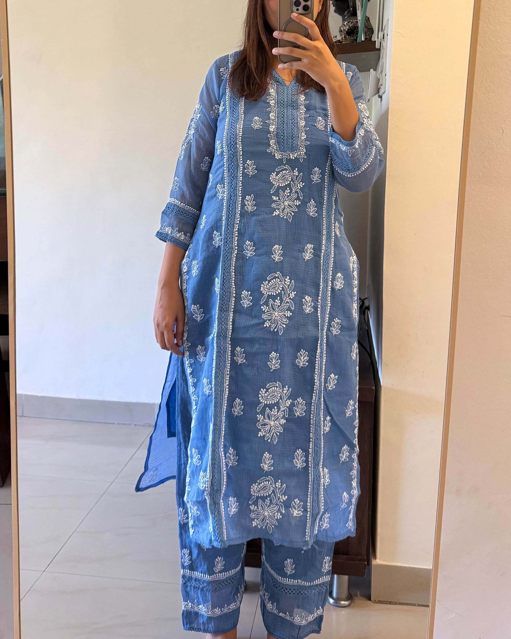 Kota-Doria Co-ord Set