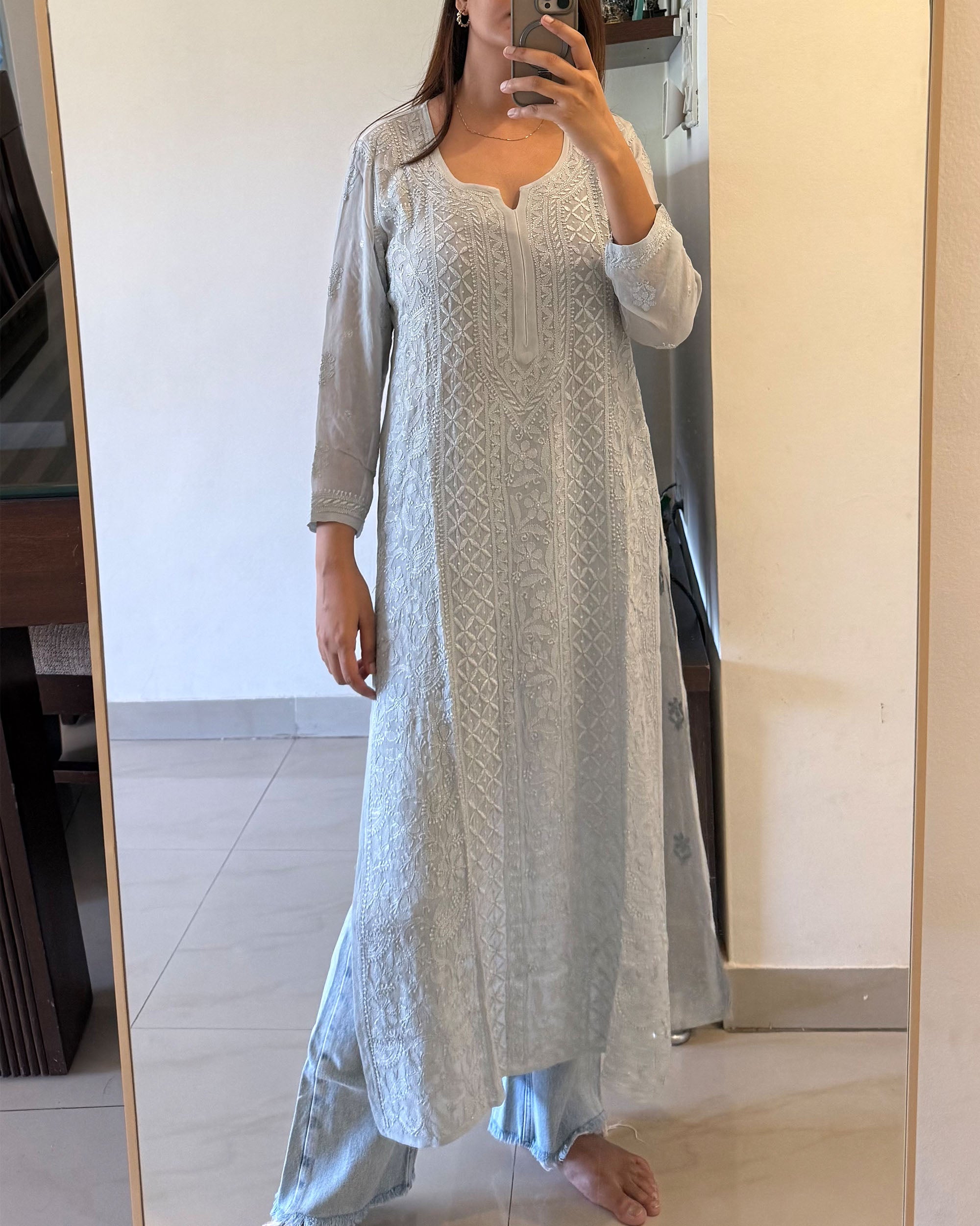 Resham Georgette kurtas