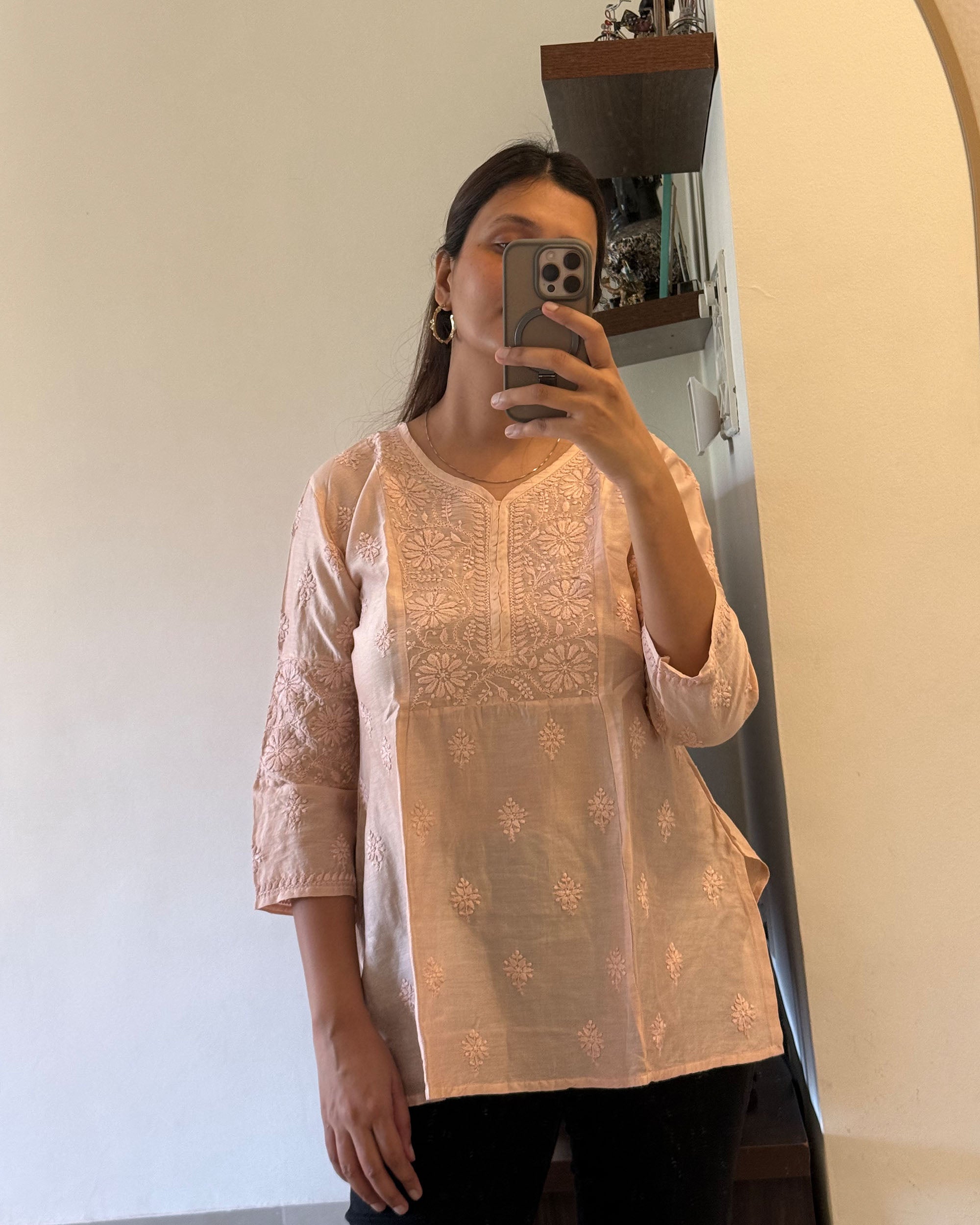 Chanderi Silk Kurtis