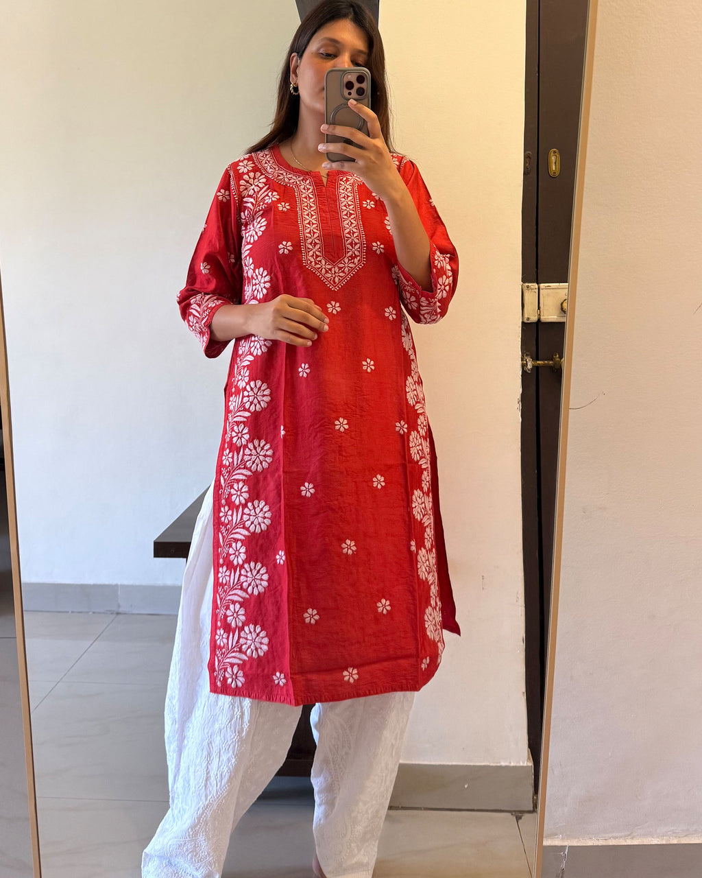 Chanderi kurtas with Cotton Salwars