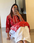 Chanderi kurtas with Cotton Salwars