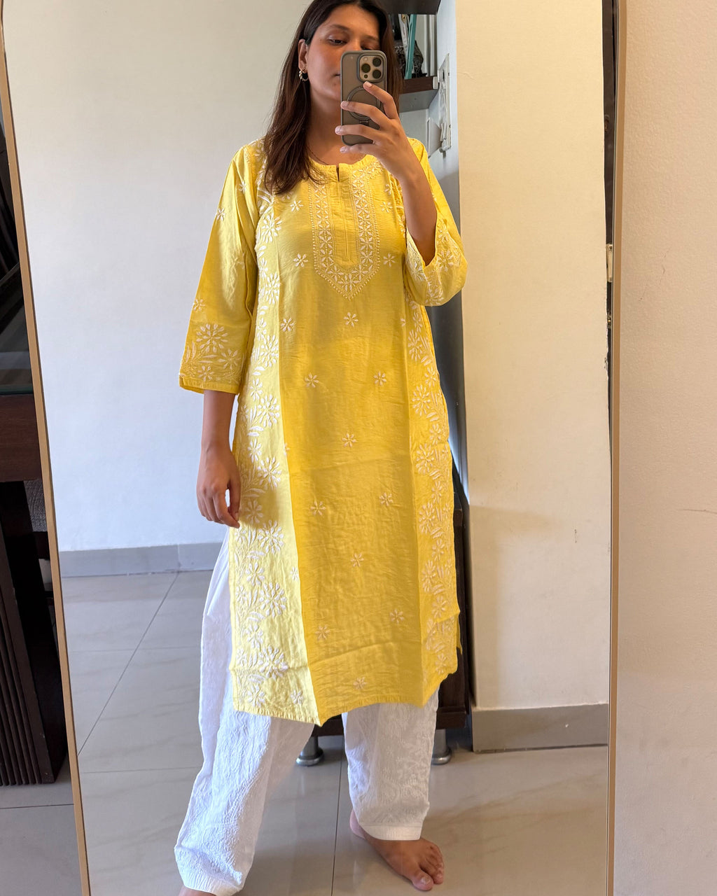 Chanderi kurtas with Cotton Salwars